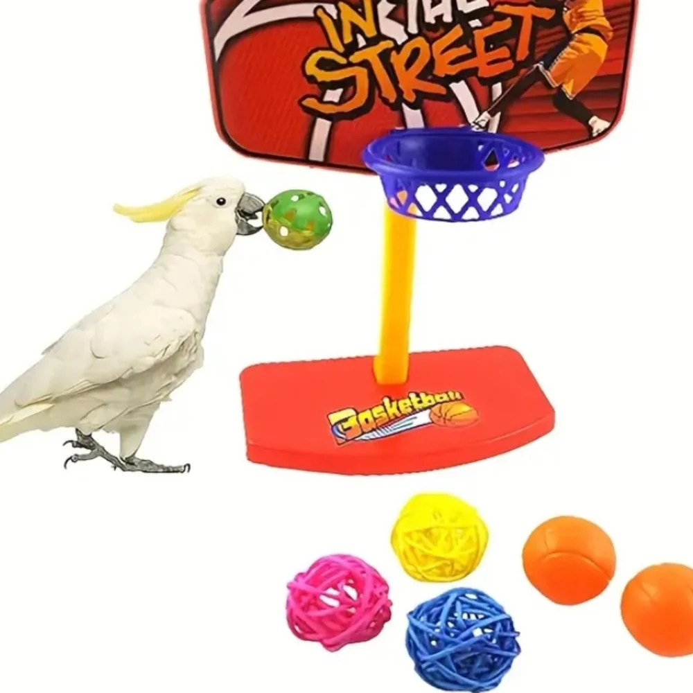 Bird Basketball Toy Set with Colorful Balls